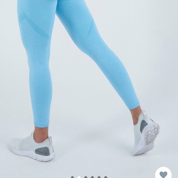 TLF React Seamless Gym Leggings, Navy Heather, size Small. New without tags. - Picture 2 of 9